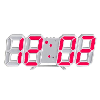 Glanz 3D LED Wanduhr - Modernes Zeitdesign