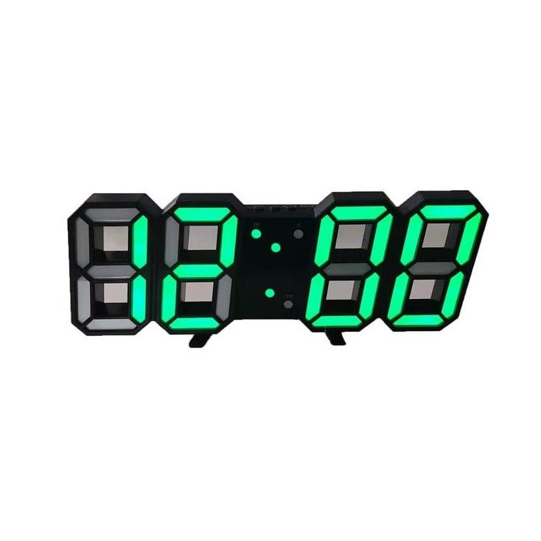 Glanz 3D LED Wanduhr - Modernes Zeitdesign