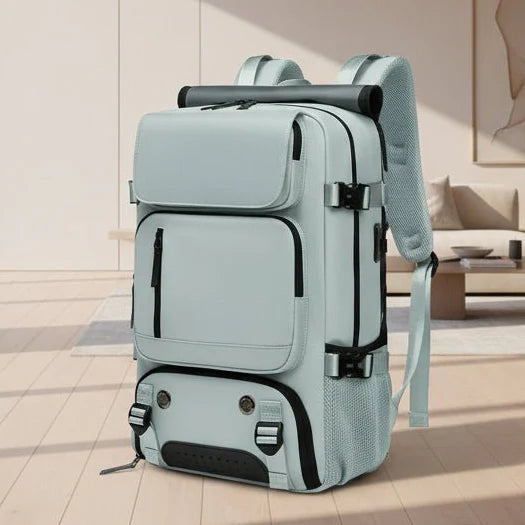 TRAVELMAX Pack – Großer wasserfester Reise-Rucksack mit USB-Anschluss