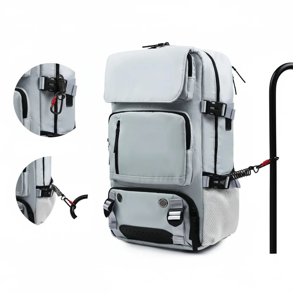 TRAVELMAX Pack – Großer wasserfester Reise-Rucksack mit USB-Anschluss