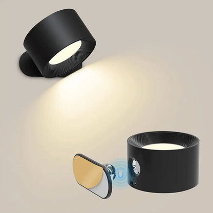 GLOW360 – Kabellose, Drehbare LED-Wandlampe
