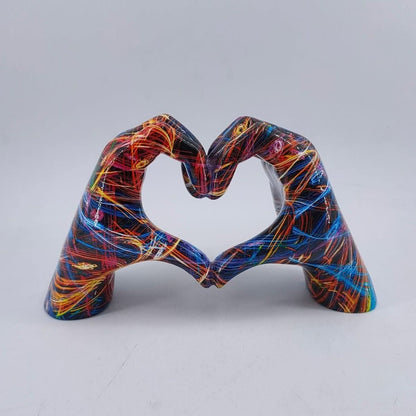 LOVESCULPT WOOD – Handgefertigte Dekofigur aus Holz für ein liebevolles Zuhause
