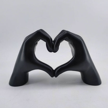 LOVESCULPT WOOD – Handgefertigte Dekofigur aus Holz für ein liebevolles Zuhause