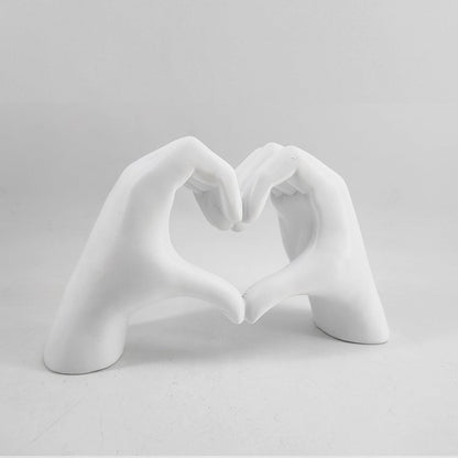 LOVESCULPT WOOD – Handgefertigte Dekofigur aus Holz für ein liebevolles Zuhause