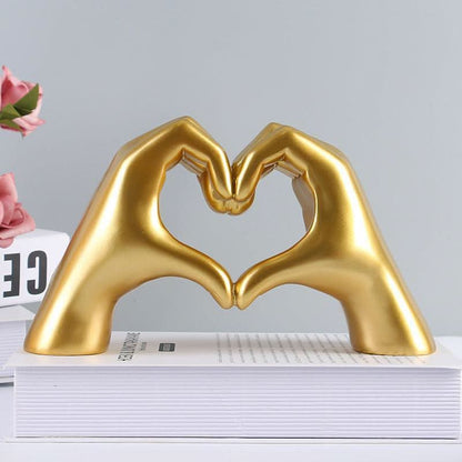 LOVESCULPT WOOD – Handgefertigte Dekofigur aus Holz für ein liebevolles Zuhause