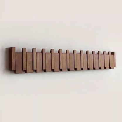PIANOWOOD – Handgefertigte Wandgarderobe im Klavierstil