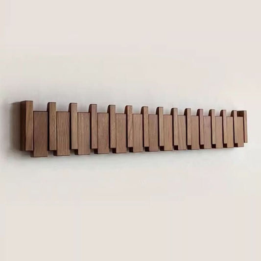 PIANOWOOD – Handgefertigte Wandgarderobe im Klavierstil