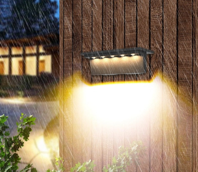 Wasserfeste Außenlampe Mit Sensor - Elegante Wandbeleuchtung