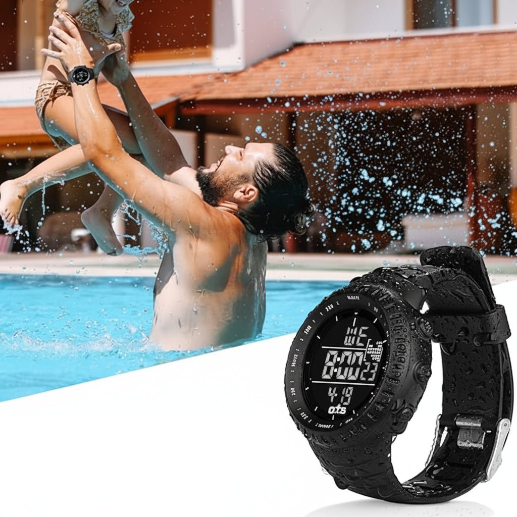 ACTIVELED – Wasserdichte digitale Sportuhr für Herren