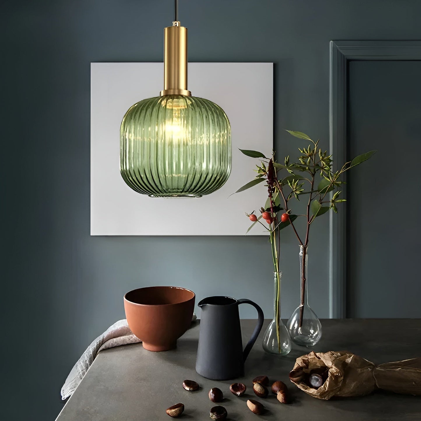 Hued Ribbed Pendelleuchte Vintage – Stilvolle Beleuchtung für Ihr Zuhause