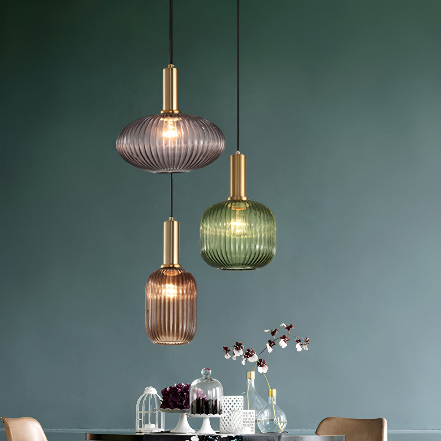 Hued Ribbed Pendelleuchte Vintage – Stilvolle Beleuchtung für Ihr Zuhause