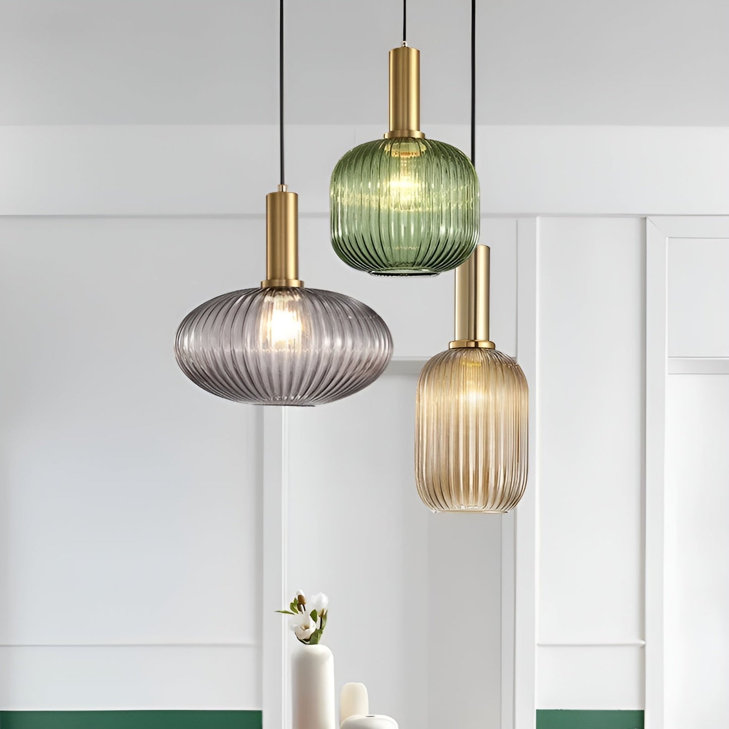Hued Ribbed Pendelleuchte Vintage – Stilvolle Beleuchtung für Ihr Zuhause