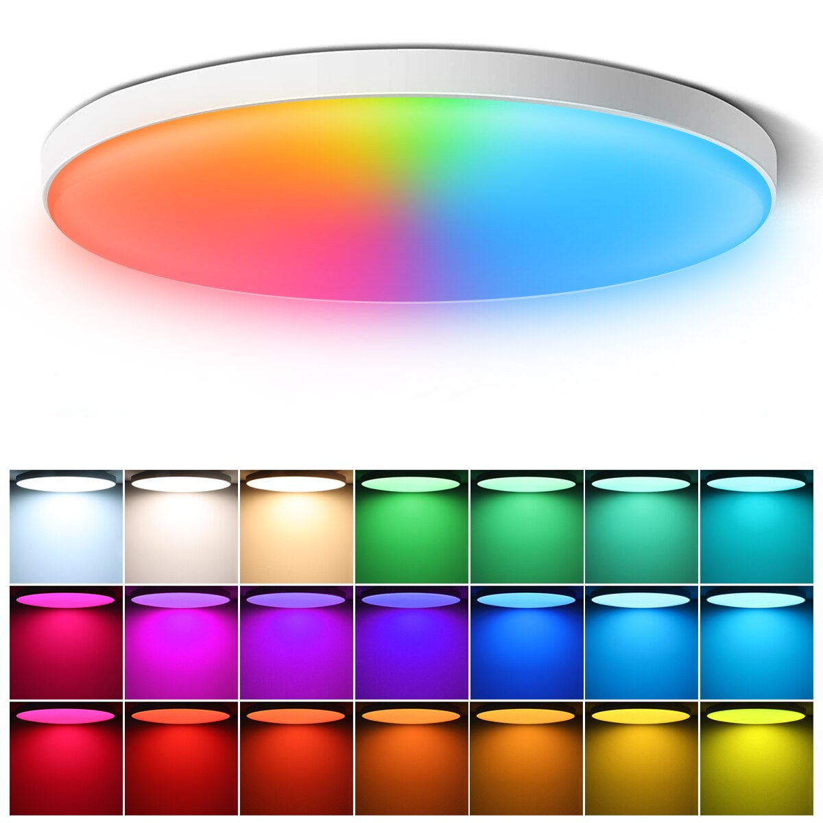 Intelligente LED Deckenleuchte - Modernes Lichtdesign