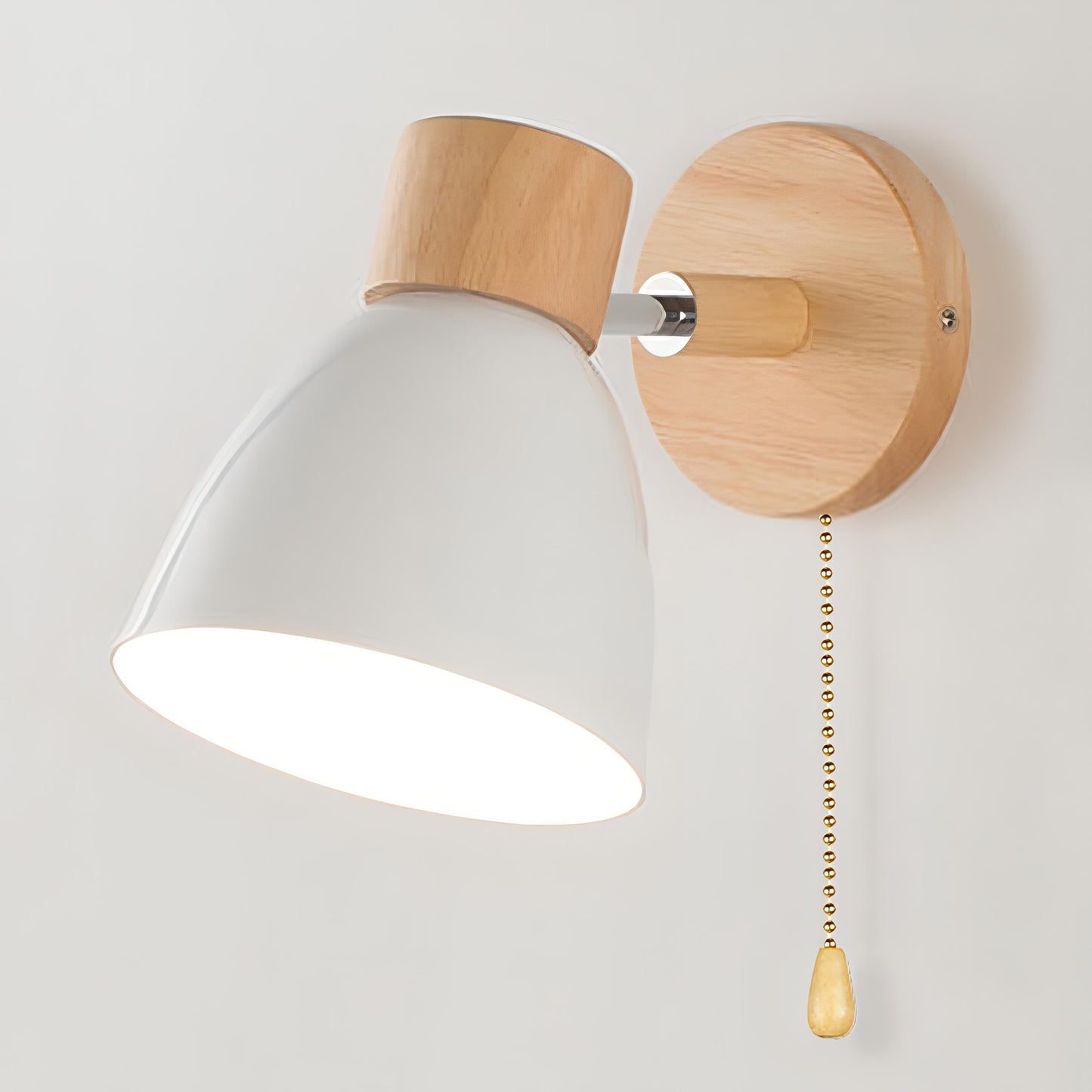 Moderne Wandleuchte Jandiel – Skandinavisches Holzdesign für stimmungsvolle Räume