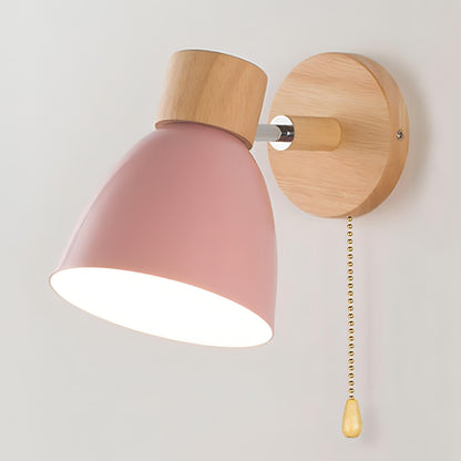 Moderne Wandleuchte Jandiel – Skandinavisches Holzdesign für stimmungsvolle Räume