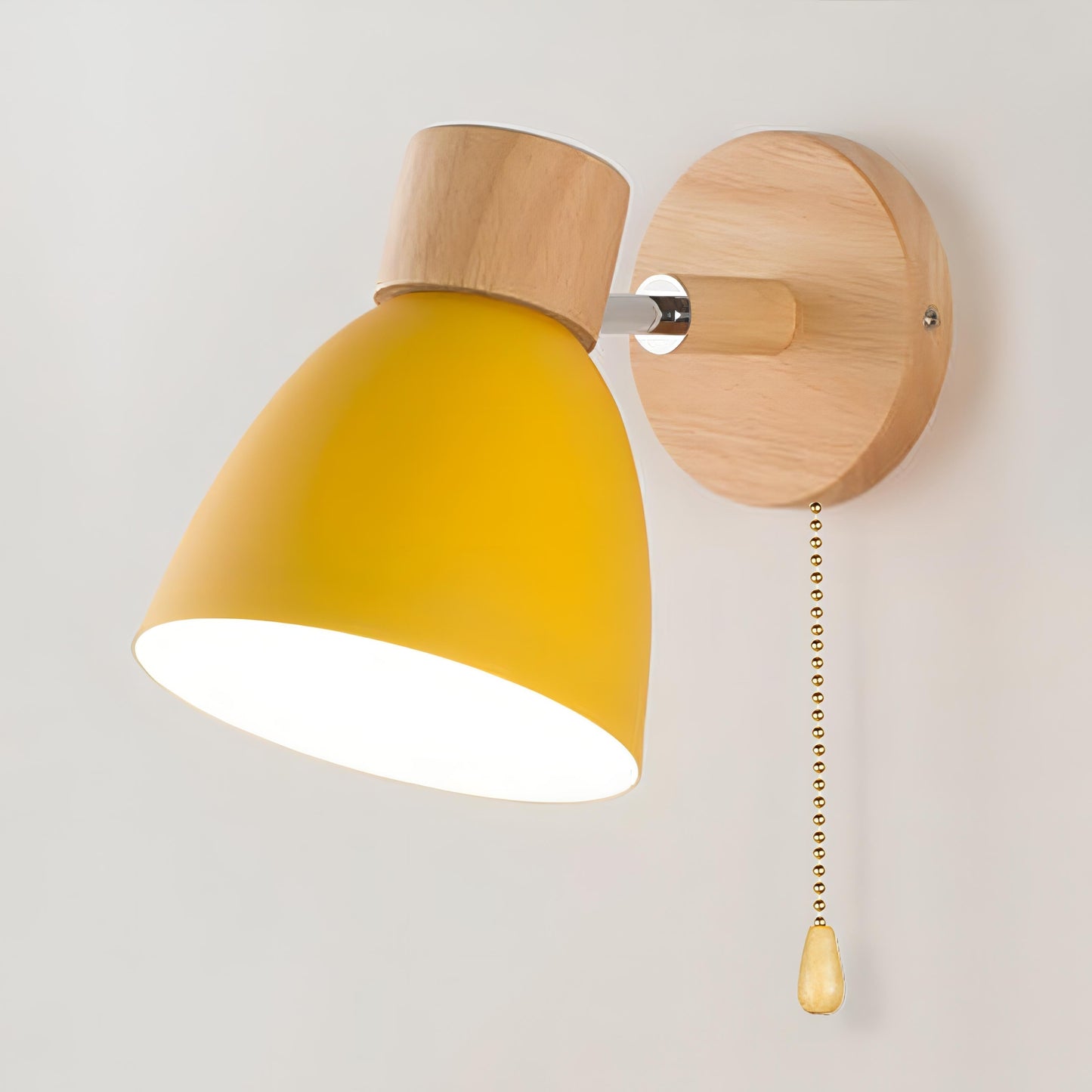 Moderne Wandleuchte Jandiel – Skandinavisches Holzdesign für stimmungsvolle Räume