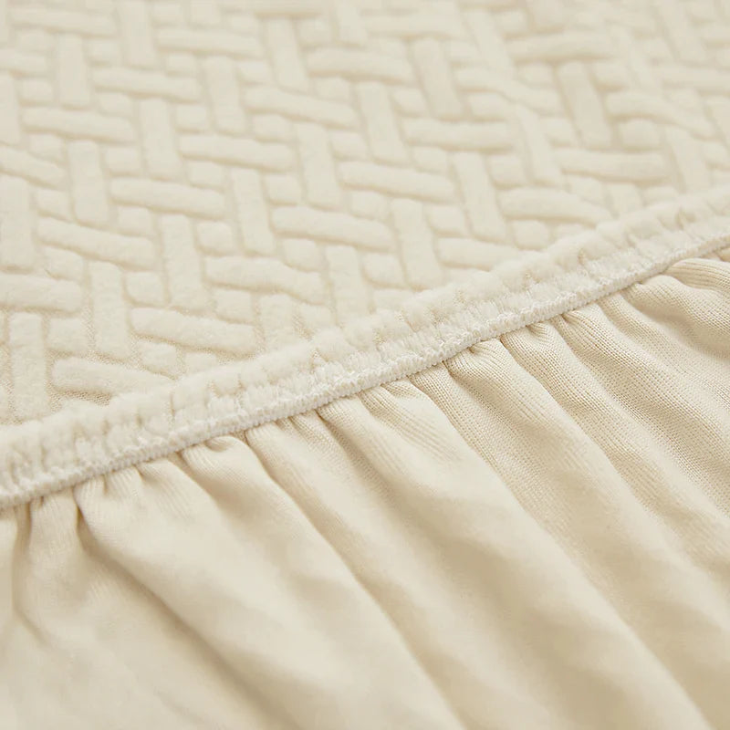 Jacquard Polar Fleece Sofabezug - Stretch & Weich