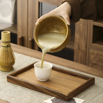Matchavora – Japanisches Matcha-Tee-Set mit Keramikschale und Bambusbesen