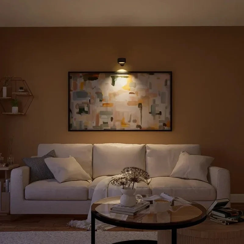 Magnetlume – Kabellose magnetische LED-Wandleuchte mit Fernbedienung