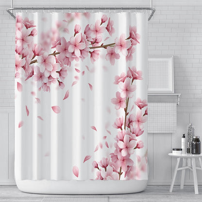 Kirschblüten Duschvorhang - Stilvoller Spritzschutz