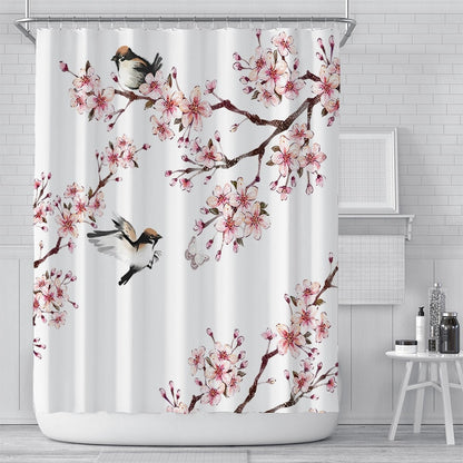 Kirschblüten Duschvorhang - Stilvoller Spritzschutz