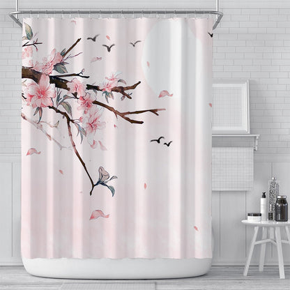 Kirschblüten Duschvorhang - Stilvoller Spritzschutz