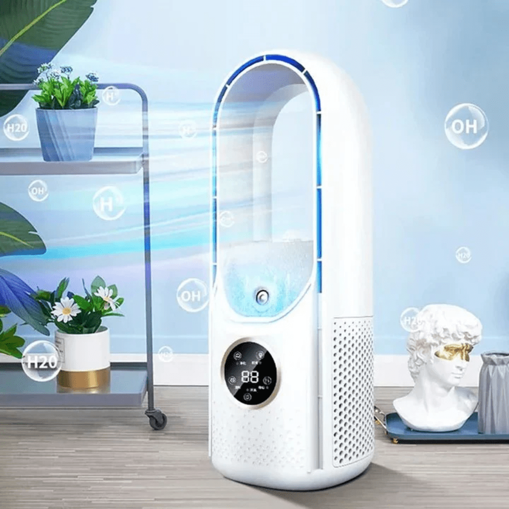 BREEZA Nova – Leiser flügelloser Luftkühler für erholsame Nächte