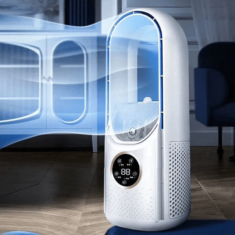 BREEZA Nova – Leiser flügelloser Luftkühler für erholsame Nächte