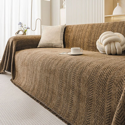 SNUGGLETEXTILE – Kratzfester & waschbarer Sofabezug aus Chenille