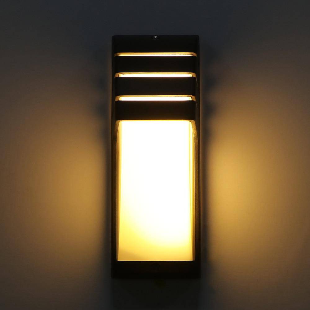 LED-Außenwandleuchte Abgerundetes Design – Stilvolle Beleuchtung für Außenbereiche
