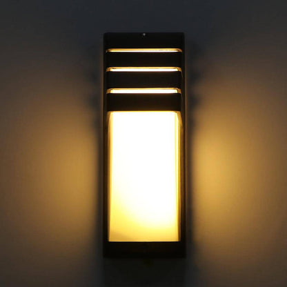 LED-Außenwandleuchte Abgerundetes Design – Stilvolle Beleuchtung für Außenbereiche