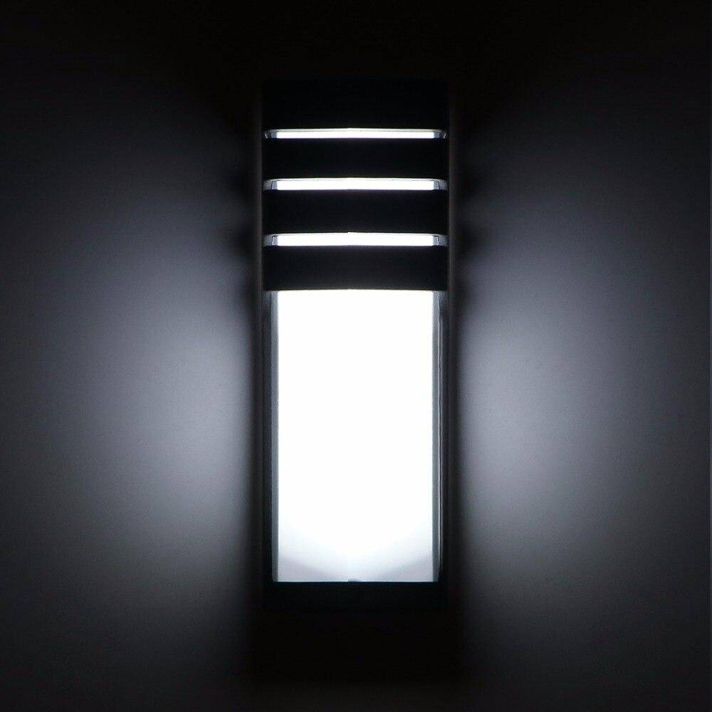 LED-Außenwandleuchte Abgerundetes Design – Stilvolle Beleuchtung für Außenbereiche