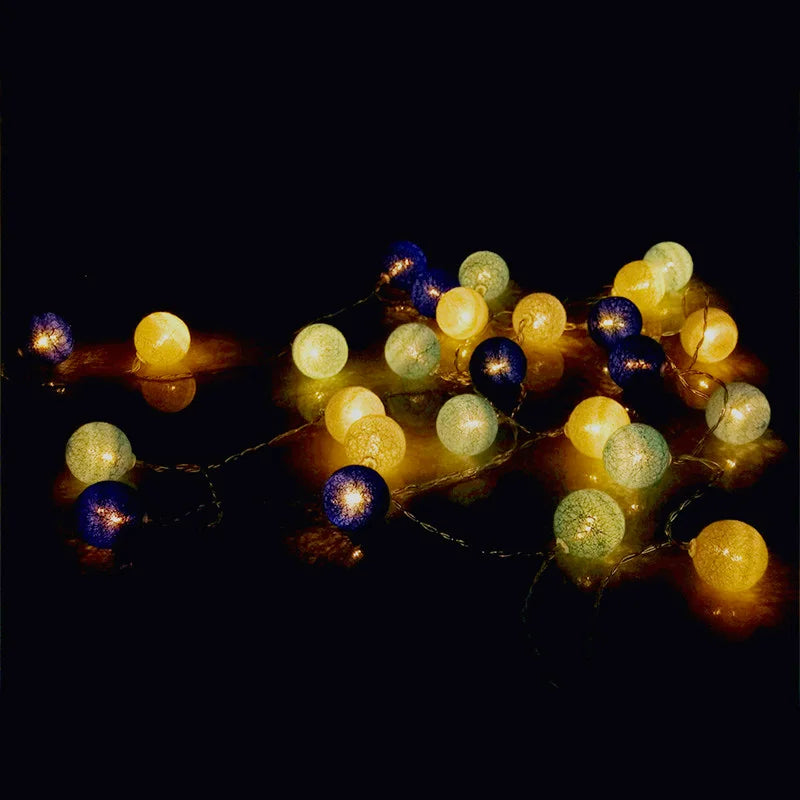 LED Baumwollfadenbällchen - Magische Lichtmomente