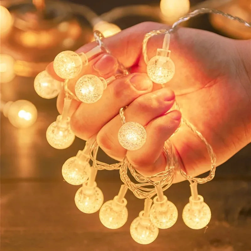 LED Bubble Ball Lichterkette - Magische Lichtmomente