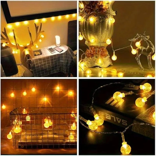 LED Bubble Ball Lichterkette - Magische Lichtmomente