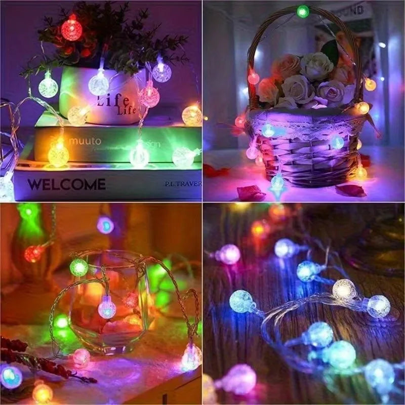 LED Bubble Ball Lichterkette - Magische Lichtmomente