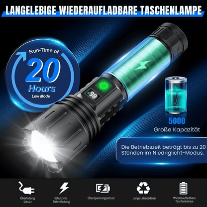 ULTRABEAM - LED-Taschenlampe für Alltag und Outdoor