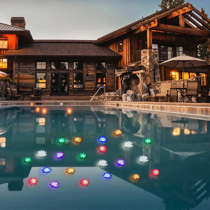 FLOATGLOW – Schwimmende LED-Teichleuchte mit Sanftem Umgebungslicht & Wasserdichtem Design