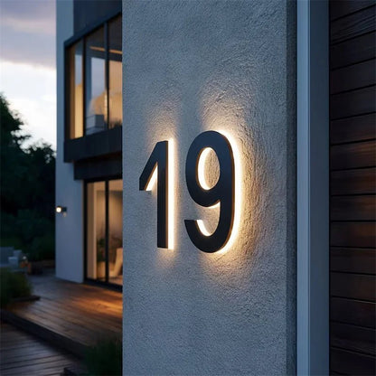 LICHTZEICHEN – Individuell gestaltbare LED-Hausnummern für moderne Häuser