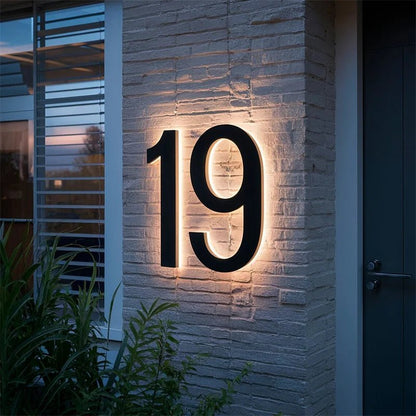LICHTZEICHEN – Individuell gestaltbare LED-Hausnummern für moderne Häuser
