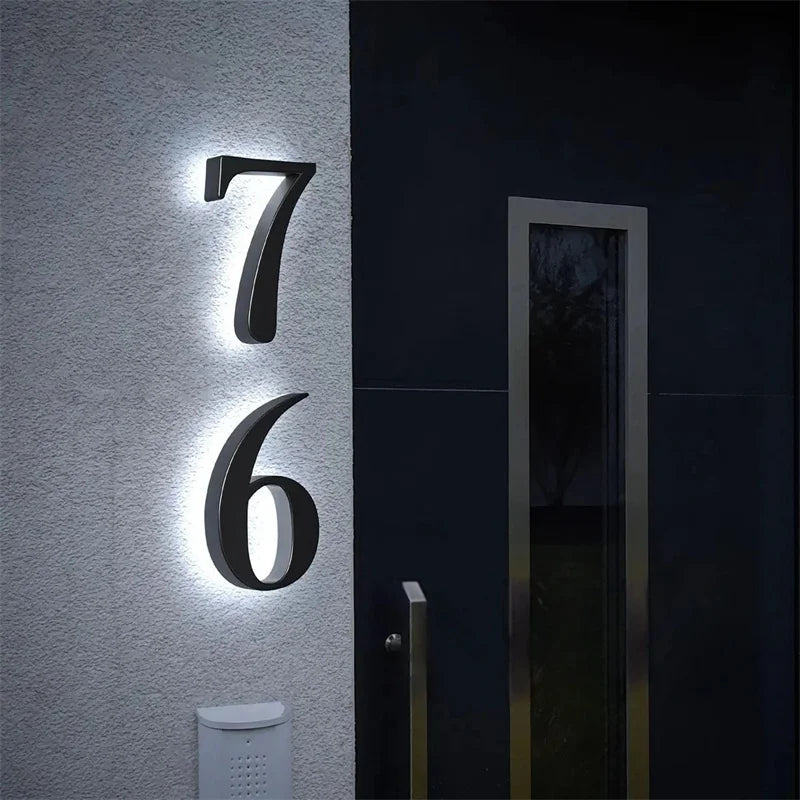 LICHTZEICHEN – Individuell gestaltbare LED-Hausnummern für moderne Häuser