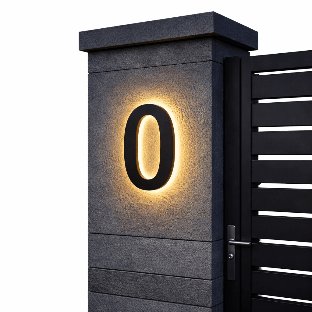 LICHTZEICHEN – Individuell gestaltbare LED-Hausnummern für moderne Häuser