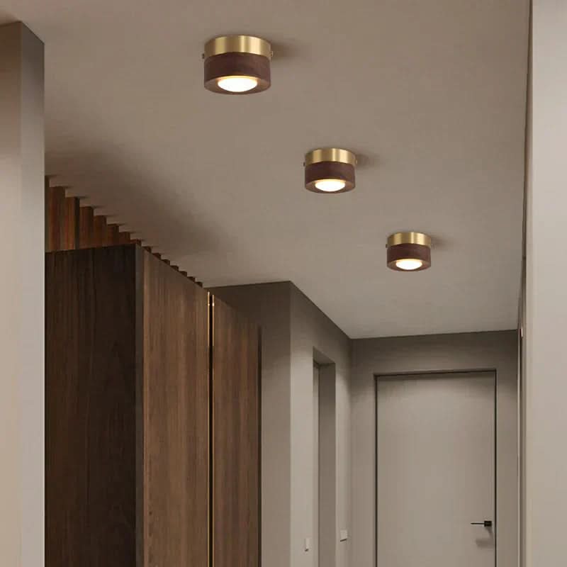 EMBERLED – Energiesparende Walnuss-Lichtlösung
