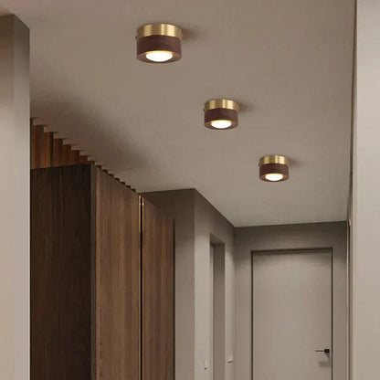 EMBERLED – Energiesparende Walnuss-Lichtlösung
