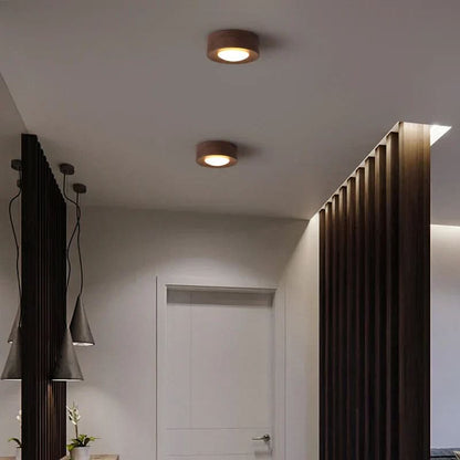 EMBERLED – Energiesparende Walnuss-Lichtlösung