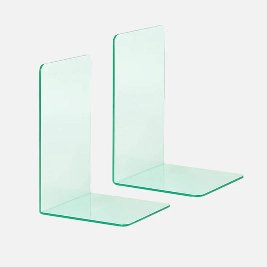 Lumina Buchstützen - Stilvolle Acryl Ordnung für Ihr Regal
