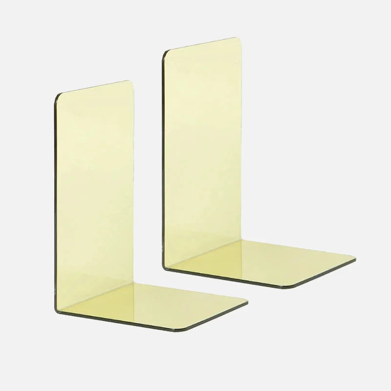 Lumina Buchstützen - Stilvolle Acryl Ordnung für Ihr Regal