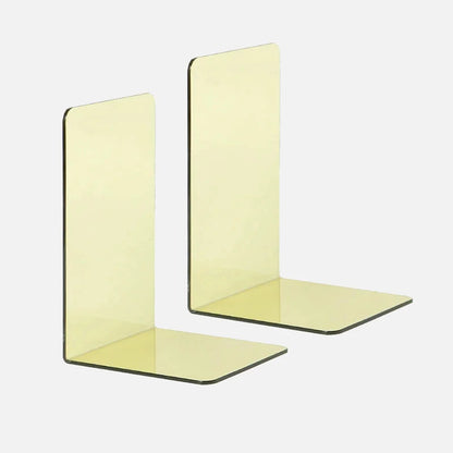 Lumina Buchstützen - Stilvolle Acryl Ordnung für Ihr Regal