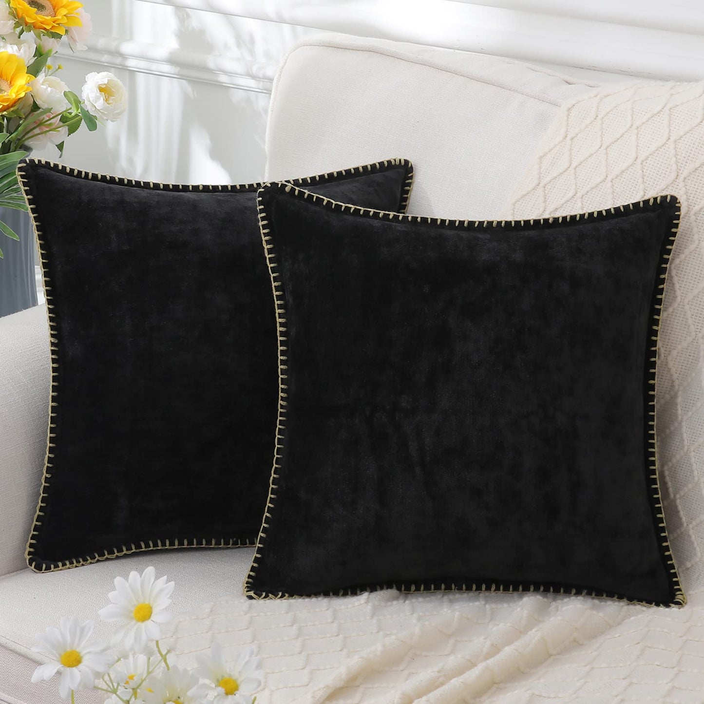 DekoKissen Luxus - Stilvolles Samtkissen für elegante Räume