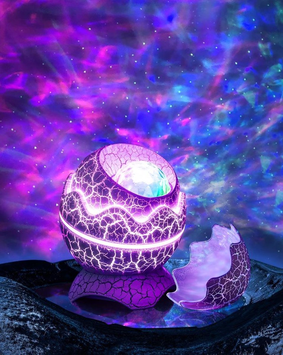 MagicEgg Projektor - Beruhigendes Licht und Klänge fürs Kind
